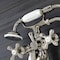 Kingston Brass KS226PN Wall Mount Tub Faucet with Hand Shower, Polished Nickel KS226PN - alternate 2